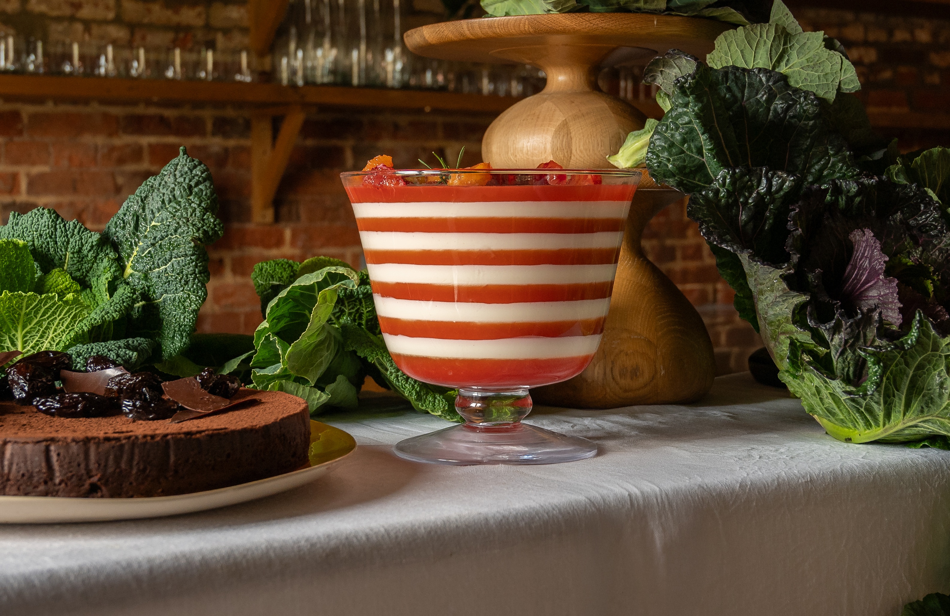 Sunday Supper Table Dessert Course Cropped