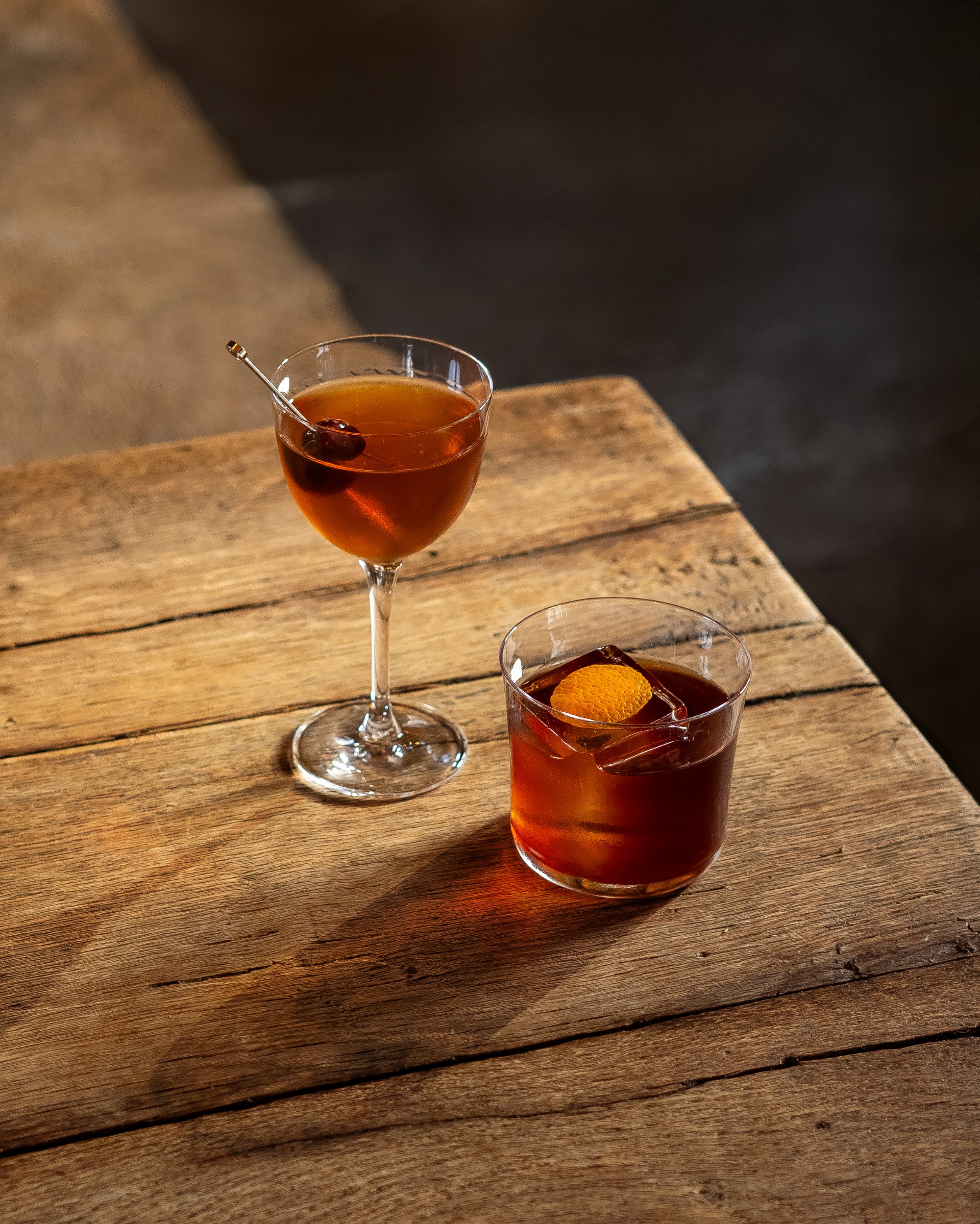 Cocktails In The Moon Bar