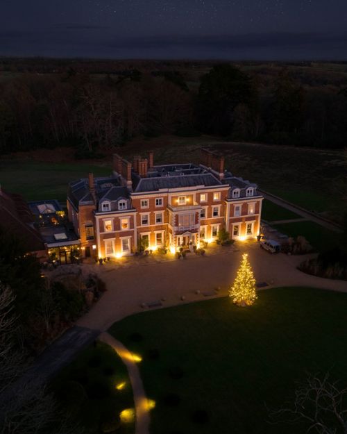 Heckfield Place Christmas Aereal Smaller